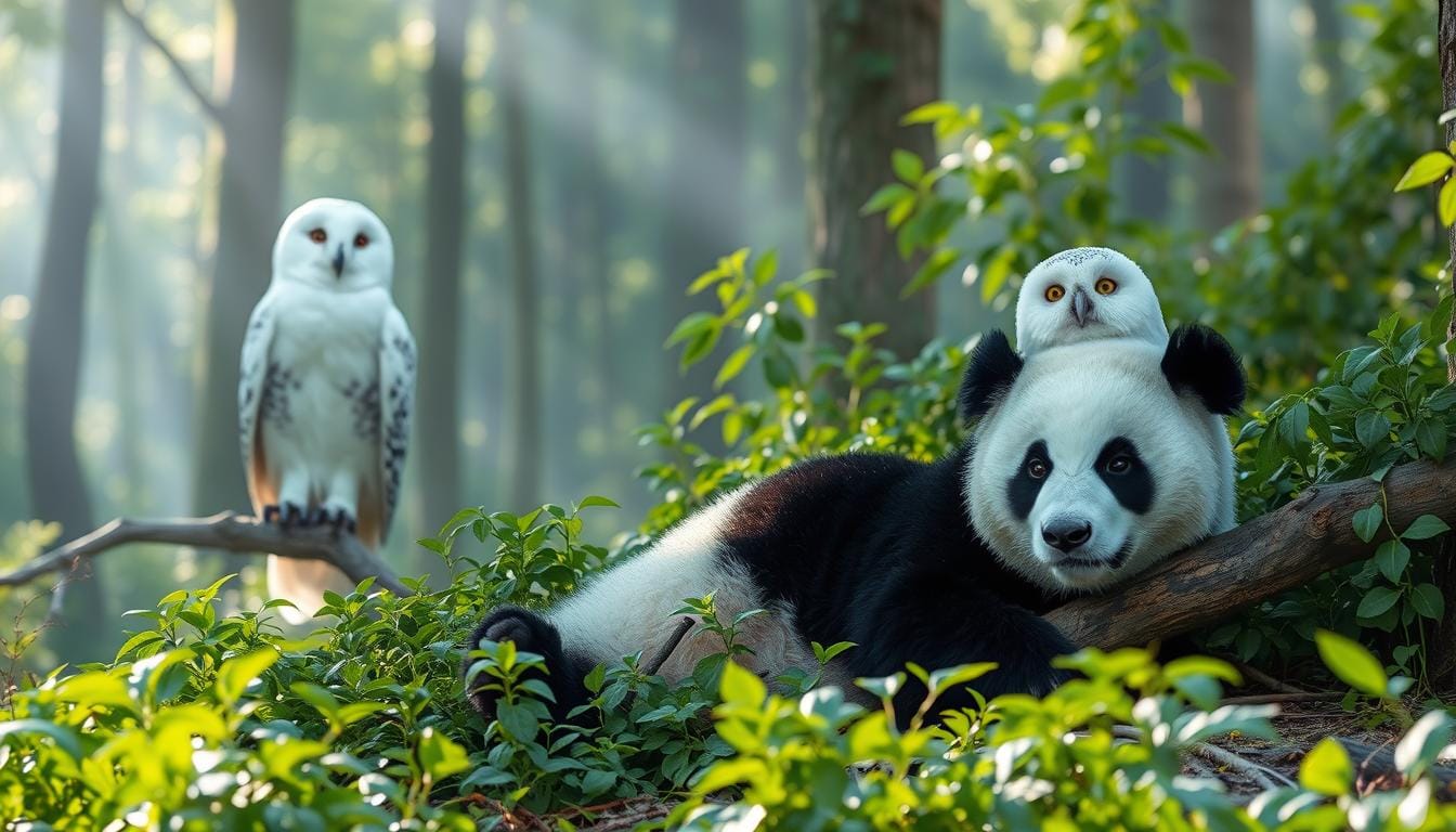 Black-and-White Animals