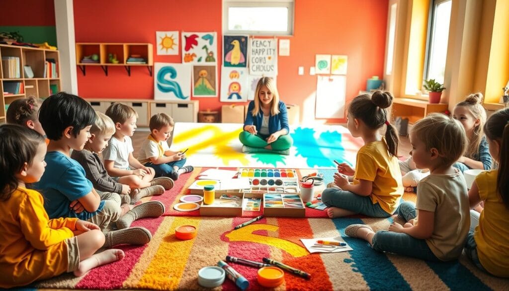 Kids Learning Color Schemes