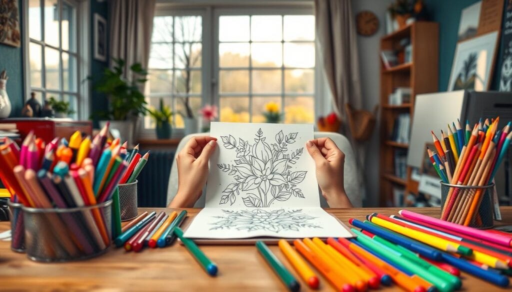 Stress Relief Coloring Activities