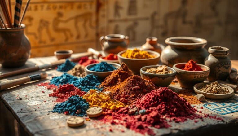 The First Colors in Art